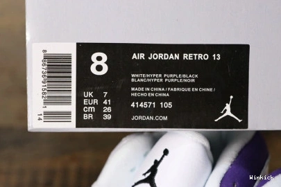 - AIR JORDAN - 'LAKERS' AIR RETRO 414571-105 13 JORDAN 0905